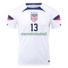 Maillot de Supporter Etats-Unis MORGAN 13 Domicile Coupe du Monde 2022 Pour Homme